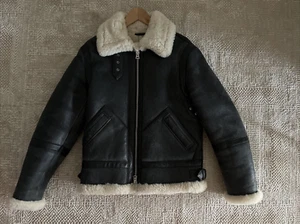 Acne Studios Sherling Jacket Black And White Mens Size 44 Rare!!! Excellent!!! - Picture 1 of 23