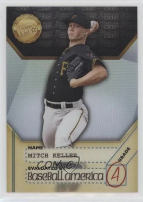 2017 Bowman's Best Baseball America's 2017 Deans List Mitch Keller #BADL-MK - Image 1 of 2