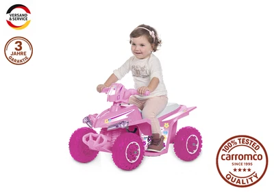 LOKO CARROMCO ELEKTROQUAD FLOWER pink Kinderfahrzeug Spielzeugauto