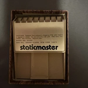Vintage Static Master Brush 3C500 July Nuclear Products Co RARE - Bild 1 von 7