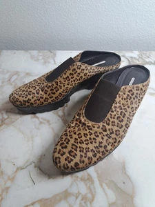 Donald Pliner Slipper Schuhe 9 Tiermotiv Rasha Damen Cango Keilabsatz Clogs - Bild 1 von 5