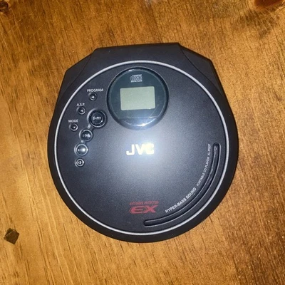 JVC XL-PG37BK Portable CD Player Discman Anti-Shock - TESTED/WORKING EUC! - Image 1 of 3