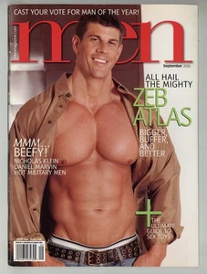 Men 2006 Zeb Atlas, Nicholas Klein, Daniel Martin 82pg Gay Pinup Magazine M37843 - Picture 1 of 1