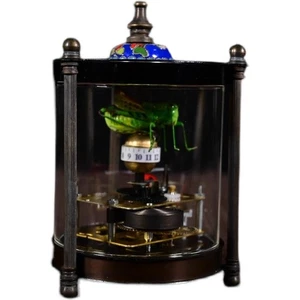 Antik Konvolut Exquisite Messing Glas Mechanische Uhr - Bild 1 von 5