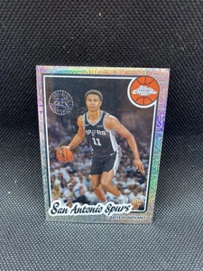 2025 Topps Chrome Mojo: (RC) Carter Bryant #TC-CY San Antonio Spurs Rookie - Picture 1 of 2