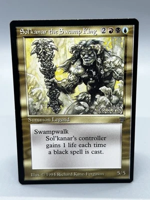 Sol’kanar The Swamp King Legends Mtg Magic The Gathering LP Excellent - Image 1 of 2