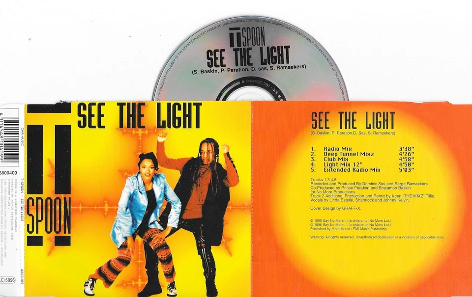 T SPOON - see the light -  CD - 5 tracks - Bild 1 von 1