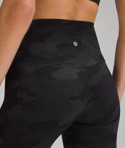 Pantalón Lululemon Align HR 28"" talla 8 Heritage 365 camuflaje carbón profundo multi - Imagen 1 de 2