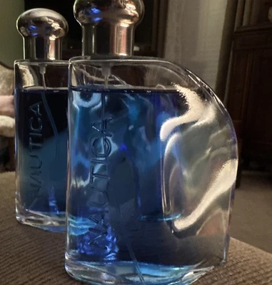 Nautica Blue Eau De Cologne Spray para Hombre, Lote de Dos. Ambos son de 3,4 OZ cada uno Foto 1 de 2