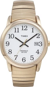 Timex Gold-Tone Expansion Easy Reader Mens Watch - Picture 1 of 5