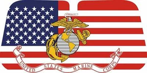 Flag with insignia design car window Sun shade , made to order, select your size - Picture 1 of 1