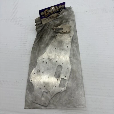 Vintage 1997 HPI A901 Nitro RS4 Original Silver 17S 2mm Aluminum Chassis NEW H1 - Image 1 of 2