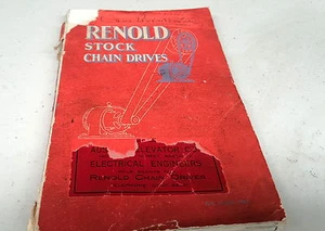 1930s ? RENOLD Stock CHAIN DRIVES Catalogue  RARE - Picture 1 of 5
