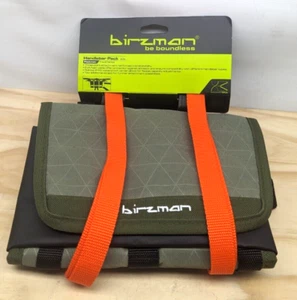 Birzman Packman Handlebar Pack, 9.5L, Green/Silver bikepacking NEW - Picture 1 of 9