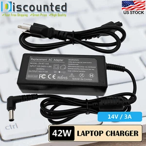 AC Charger Adapter For Samsung Series LCD LED Monitor Power Supply Cord 42W US - Picture 1 of 9
