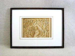 Vintage Female Portrait Watercolor Painting, Framed Original Wall Art Art Deco - Picture 1 of 3