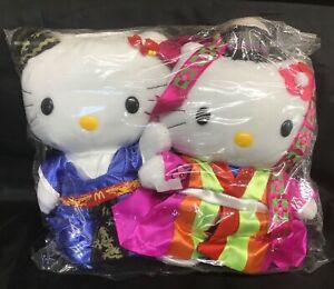 McDonald’s Hello Kitty and Dear Daniel “ Korean Wedding” 20cm Plush toys 1999