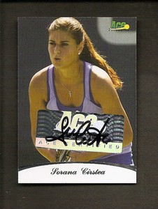 2010 ACE AUTHENTIC AUTOGRAPHS SORANA CIRSTEA AUTO