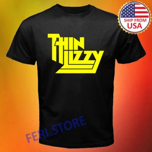 THIN LIZZY Hombre Negro Talla S a 3XL - Imagen 1 de 1