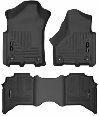 Alfombrillas WeatherBeater para Ram 2500 3500 19-24 doble cabina con revestimiento Husky 94111 Foto 1 de 2