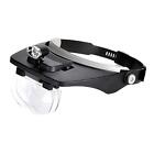 Professional  Lamp 4 Lenses, Headset Magnifying Glasses for Reading Sewing