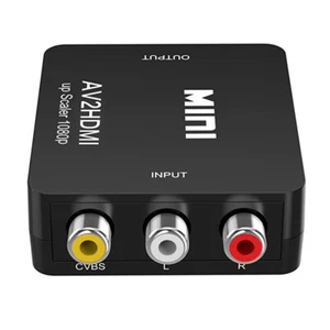 RCA to HDMI Converter Cable HDMI2AV Adapter 3RCA 1080P Composite HD Video Audio - Picture 1 of 12