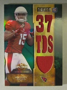 *14/18* 2012 Topps Triple Threads Relic Emerald #TTR32 Michael Floyd - Picture 1 of 2