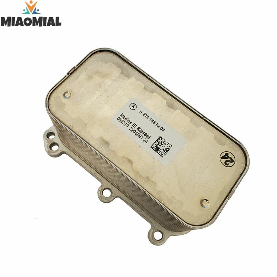Enfriador de aceite de motor M274.920 para Mercedes Benz 2015-2019 C200 C250 C300 C350E 2,0 L Foto 1 de 4