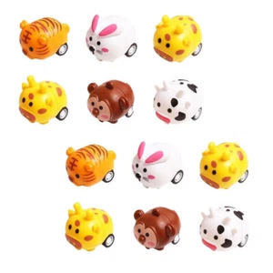 12PCS Adorable Shape Pull-back Car Toys Children Playthings Toys Cars - Picture 1 of 11