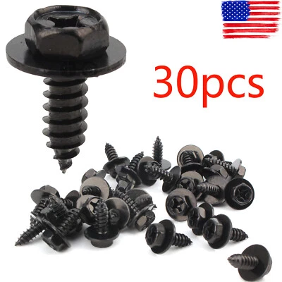 30pcs Screw Bolt Retainer Fender Liner Under Cover For 2007-2018 Toyota Yaris Foto 1 de 4