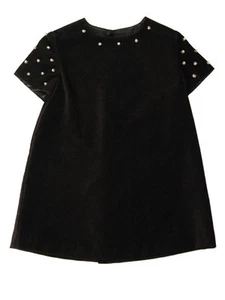Luli & Me NWT Black Velvet Party & Holiday Dress Baby and Toddler Sizes 18M-4T - Picture 1 of 2
