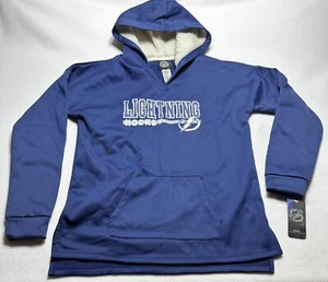 Tampa Bay Lightning NHL Hoodie Langarm Fleece Sweatshirt Gr. XL 14/16 Neu mit Etikett - Bild 1 von 9