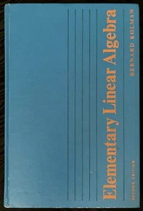 Elementary Linear Algebra Second Edition Bernard Kolman 1977 - Picture 1 of 6
