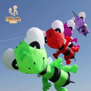 3m Bee Kite Line Laundry Pendant Soft Inflatable Kite 30D Ripstop Nylon with Bag - Picture 1 of 6