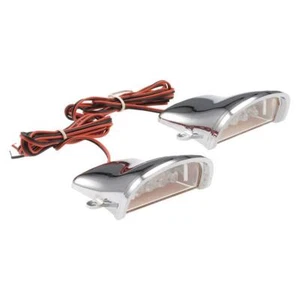 LUCI SOTTOPEDANA SILVER CON LED per Yamaha 530 T-MAX 2016-2019 - Picture 1 of 4