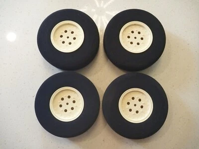 Vintage RC Tamiya HotShot Wheels & Tires Foam 4pc Foam Set - Image 1 of 4