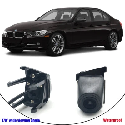 170° Full HD CCD Car Grill Front View Camera Embedded for BMW 3-Series 2012-2017 - Image 1 of 4