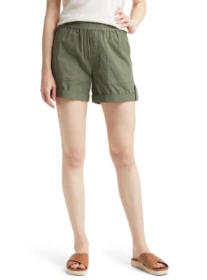 Sanctuary Women Trail Blazer Cuffed Pockets Casual Shorts Green Size 27 - Image 1 of 2
