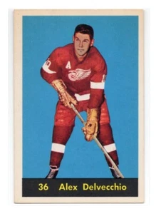 1960-61 Parkhurst Alex Delvecchio - Picture 1 of 2