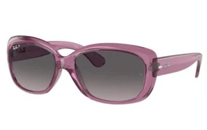 NUEVO RAY BAN RB4101 GAFAS DE SOL 4101 6591/M3 TRANSPARENTE VIOLETA/GRIS DEGRADADO POLA - Imagen 1 de 2
