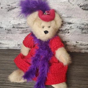 Ganz Heritage Collection MERCEDES Red Hat Society Teddy Bear Retired HV6550  - Picture 1 of 7