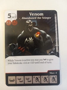 Dice Masters - Venom - Abandoned the Stinger - tarjeta súper rara - Imagen 1 de 2