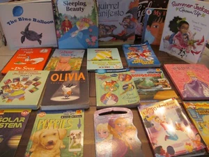 HUGE Lot of YOUNG KIDS CHILDRENS BABY TODDLER Hardcover and Soft6cover Books - Picture 1 of 4