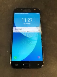 Samsung Galaxy J5 (2017) - Doble - 16 GB - Negro (Desbloqueado) - LCD agrietado - Imagen 1 de 8