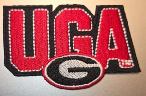 GEORGIA BULLDOGS AUFBÜGLER PATCH 3" X 2" SCHNELLER KOSTENLOSER VERSAND MIT TRACKING - Bild 1 von 1
