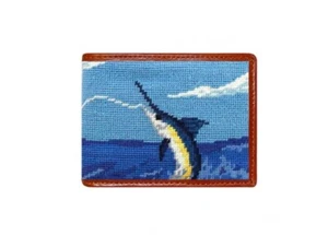 NEW SMATHERS & BRANSON Offshore Fishing Leather Wallet - Bild 1 von 3