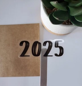Year Clear Vinyl Sticker - Picture 1 of 8