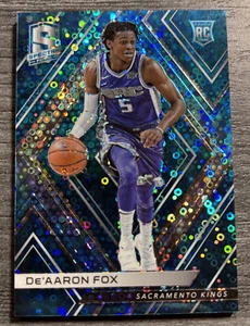 DeAaron Fox 2017 Spectra #51 Blue Disco Prizm #92/99 Kings - Imagen 1 de 2