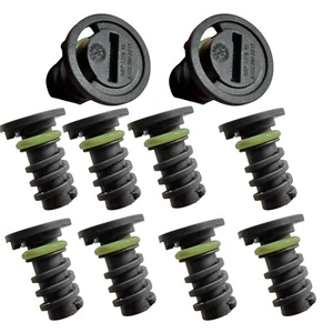 10 Pieces Plastic Oil Drain Plug With O-Ring Fits Mercedes Benz 2014-2024 - Picture 1 of 4
