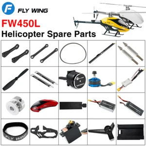 Fly Wing FW450L 450 RC Helikopter Teile Akku Motor ESC Servo Hauptwelle Rotor - Picture 1 of 53